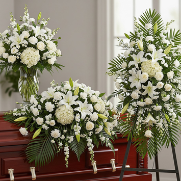 Pure White Funeral Collection
