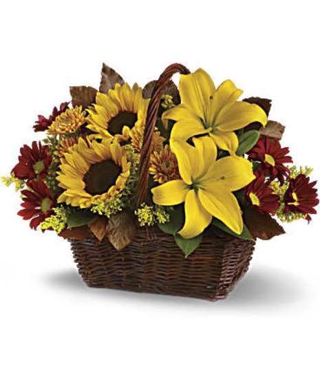 A Golden  Day Basket