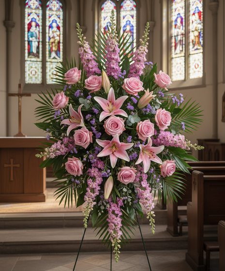 Lavender Eventide Easel Displays