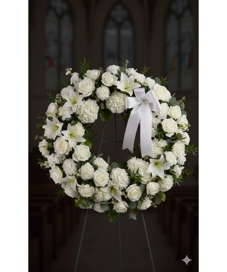 Pure White Wreath