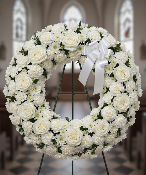 Pure White Wreath