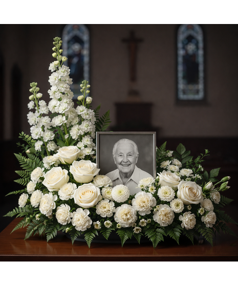 Pure White Memento Display