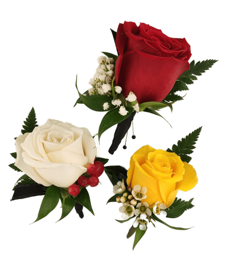 Single Rose Boutonniere