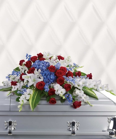 Distinguished Service Casket Spray
