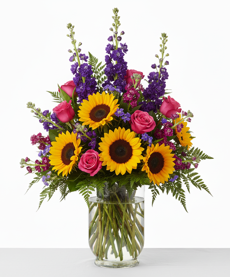 Traditional with Sunflowers