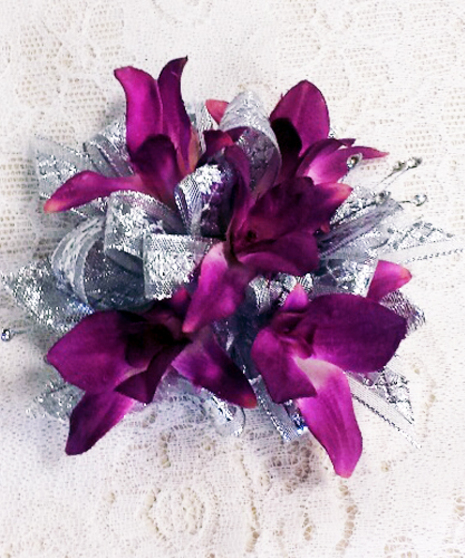 Dendrobium Wrist Corsage and Boutonniere