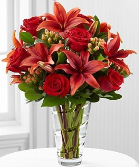 Stunning Lilies And Roses